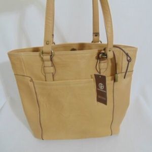 Giani Bernini Sandalwood Leather Tote